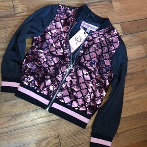 URBAN REPUBLIC GIRLS SEQUIN JACKET SIZE 6X